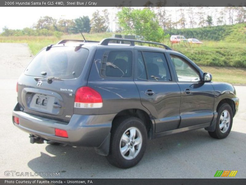 Steel Blue / Gray 2006 Hyundai Santa Fe GLS 4WD