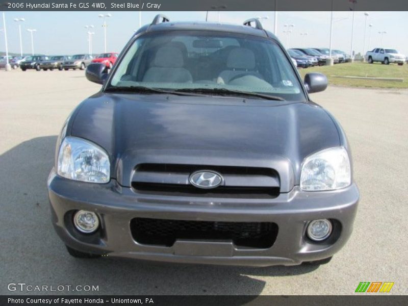 Steel Blue / Gray 2006 Hyundai Santa Fe GLS 4WD