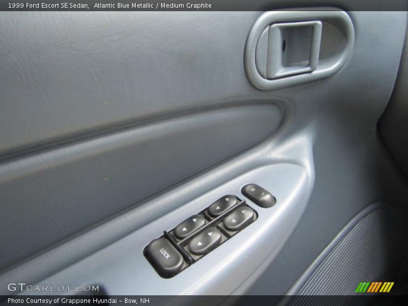 Atlantic Blue Metallic / Medium Graphite 1999 Ford Escort SE Sedan