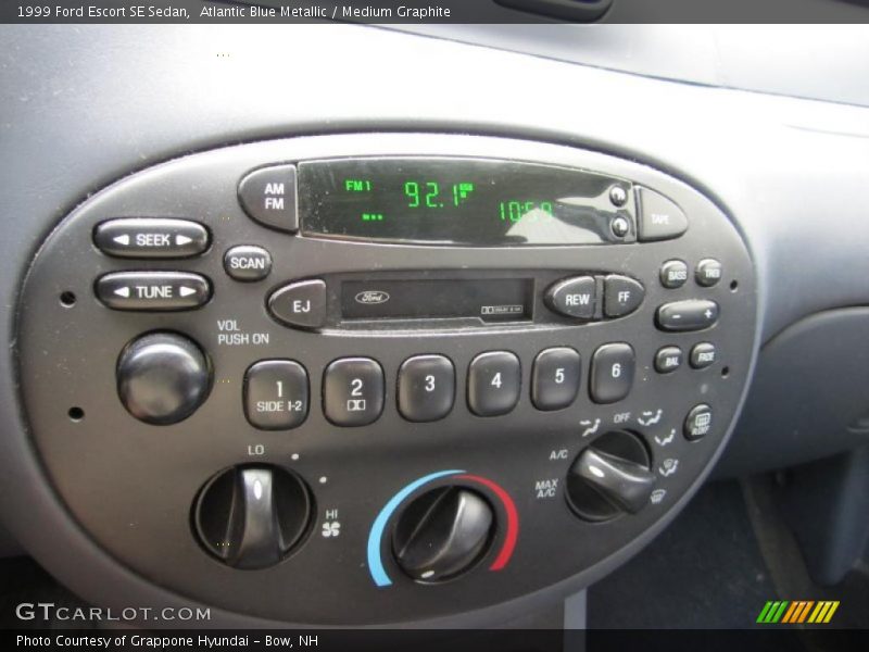 Atlantic Blue Metallic / Medium Graphite 1999 Ford Escort SE Sedan