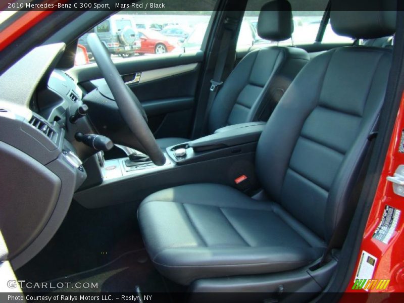 Mars Red / Black 2010 Mercedes-Benz C 300 Sport