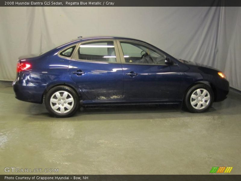 Regatta Blue Metallic / Gray 2008 Hyundai Elantra GLS Sedan