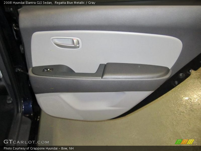 Regatta Blue Metallic / Gray 2008 Hyundai Elantra GLS Sedan