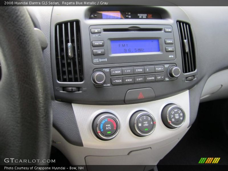 Regatta Blue Metallic / Gray 2008 Hyundai Elantra GLS Sedan