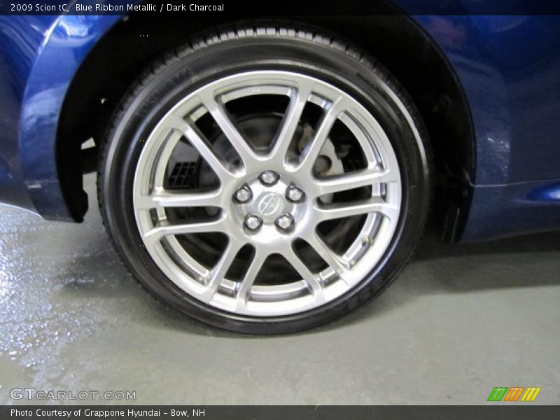 Blue Ribbon Metallic / Dark Charcoal 2009 Scion tC