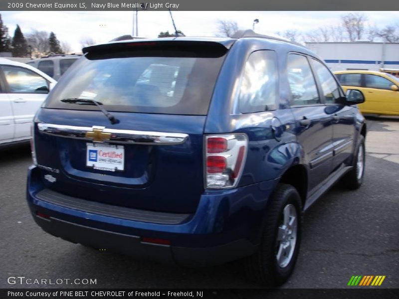 Navy Blue Metallic / Light Gray 2009 Chevrolet Equinox LS