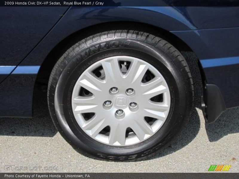 Royal Blue Pearl / Gray 2009 Honda Civic DX-VP Sedan
