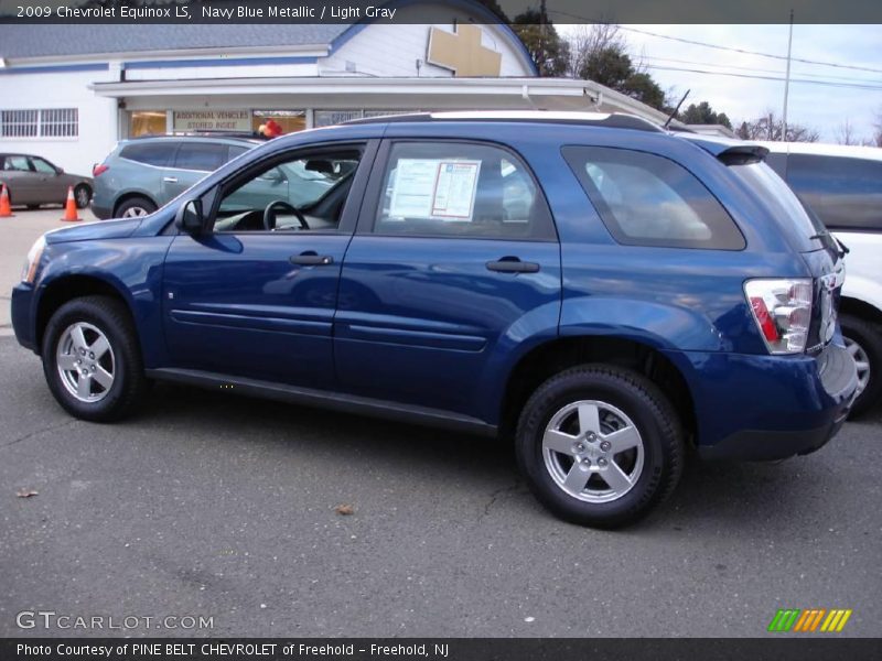 Navy Blue Metallic / Light Gray 2009 Chevrolet Equinox LS