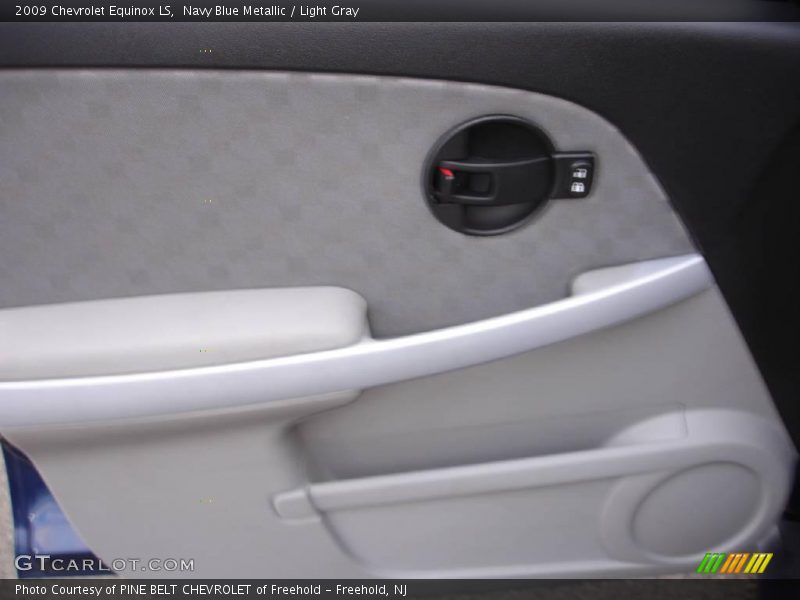 Navy Blue Metallic / Light Gray 2009 Chevrolet Equinox LS
