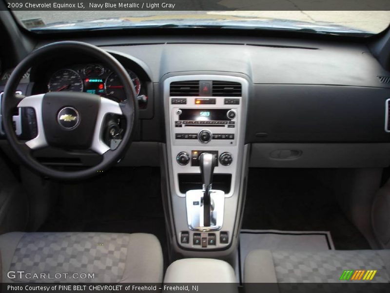 Navy Blue Metallic / Light Gray 2009 Chevrolet Equinox LS