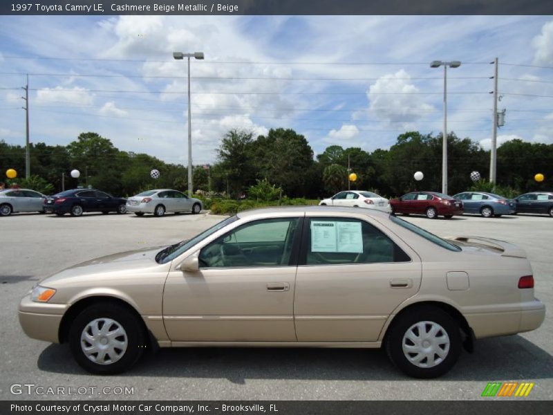 Cashmere Beige Metallic / Beige 1997 Toyota Camry LE