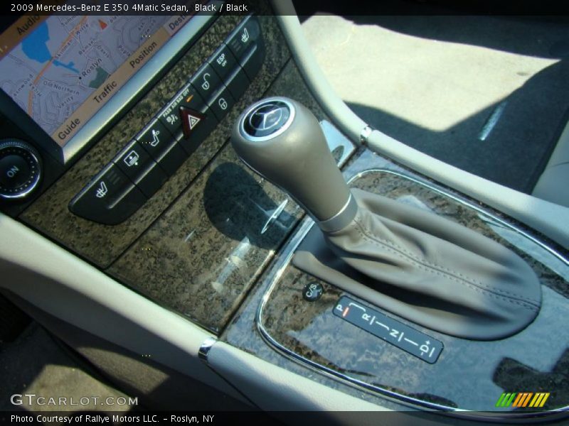 Black / Black 2009 Mercedes-Benz E 350 4Matic Sedan