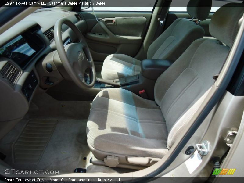 Cashmere Beige Metallic / Beige 1997 Toyota Camry LE