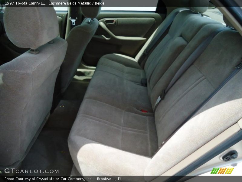 Cashmere Beige Metallic / Beige 1997 Toyota Camry LE