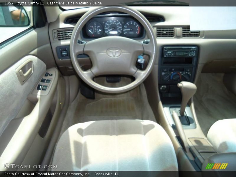 Cashmere Beige Metallic / Beige 1997 Toyota Camry LE