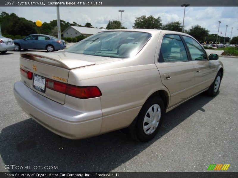 Cashmere Beige Metallic / Beige 1997 Toyota Camry LE