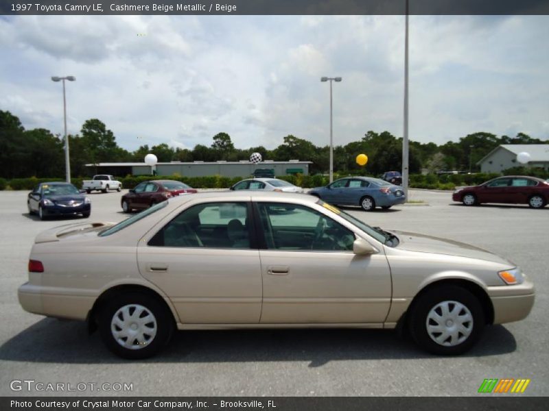 Cashmere Beige Metallic / Beige 1997 Toyota Camry LE