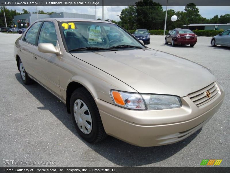 Cashmere Beige Metallic / Beige 1997 Toyota Camry LE