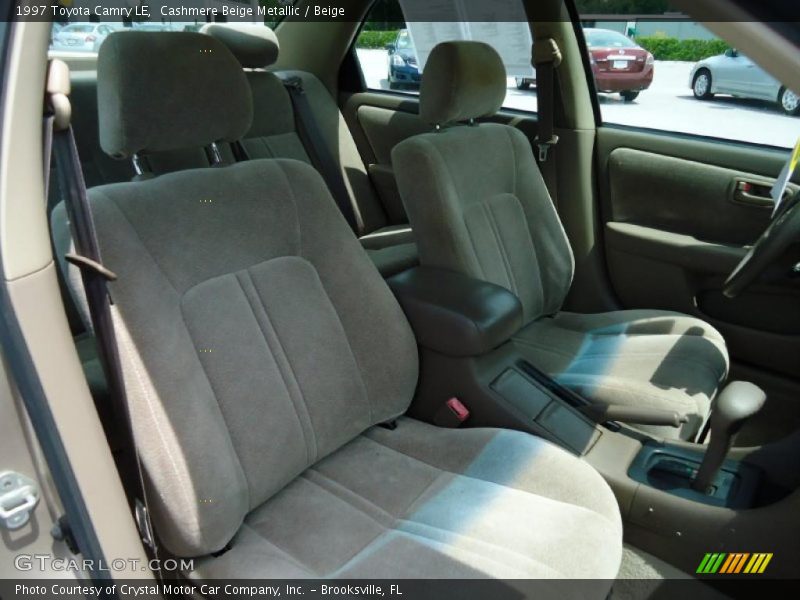 Cashmere Beige Metallic / Beige 1997 Toyota Camry LE