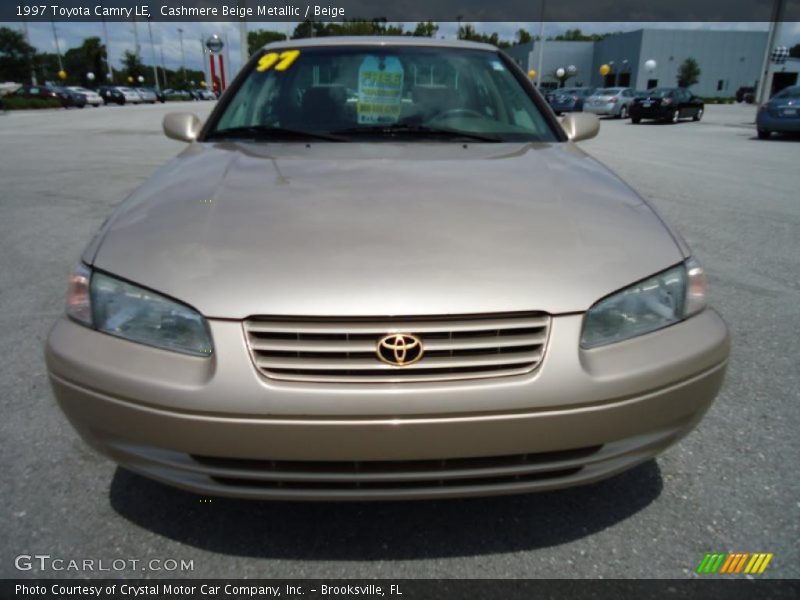 Cashmere Beige Metallic / Beige 1997 Toyota Camry LE