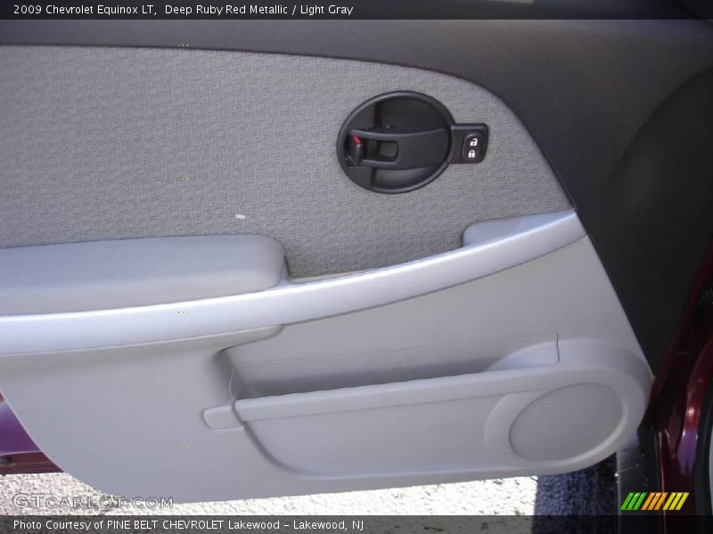Deep Ruby Red Metallic / Light Gray 2009 Chevrolet Equinox LT