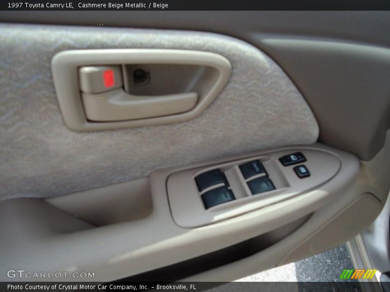 Cashmere Beige Metallic / Beige 1997 Toyota Camry LE