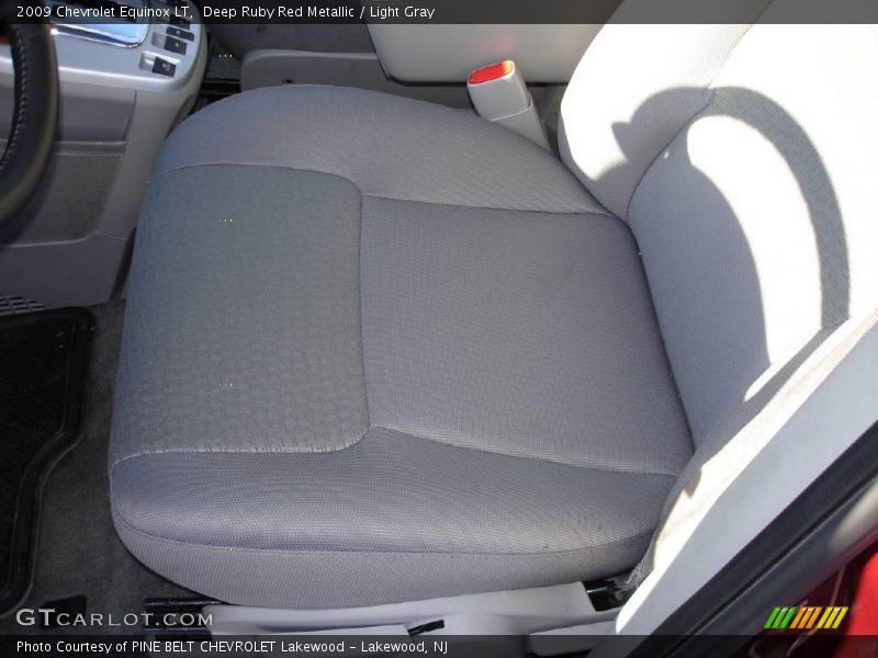 Deep Ruby Red Metallic / Light Gray 2009 Chevrolet Equinox LT