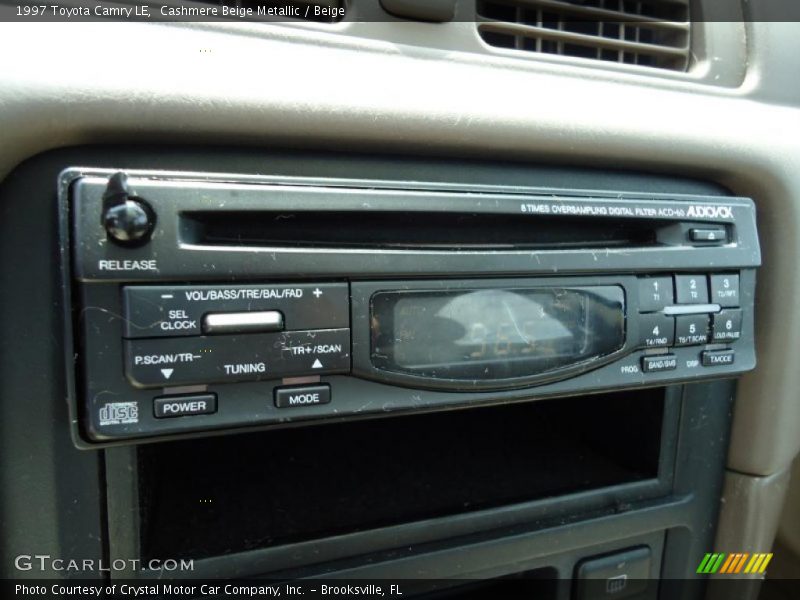 Cashmere Beige Metallic / Beige 1997 Toyota Camry LE