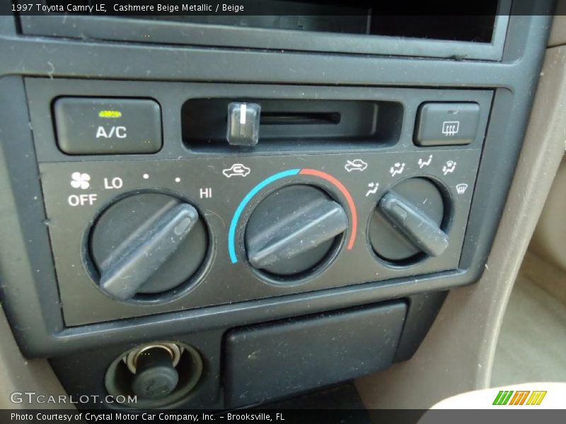 Cashmere Beige Metallic / Beige 1997 Toyota Camry LE
