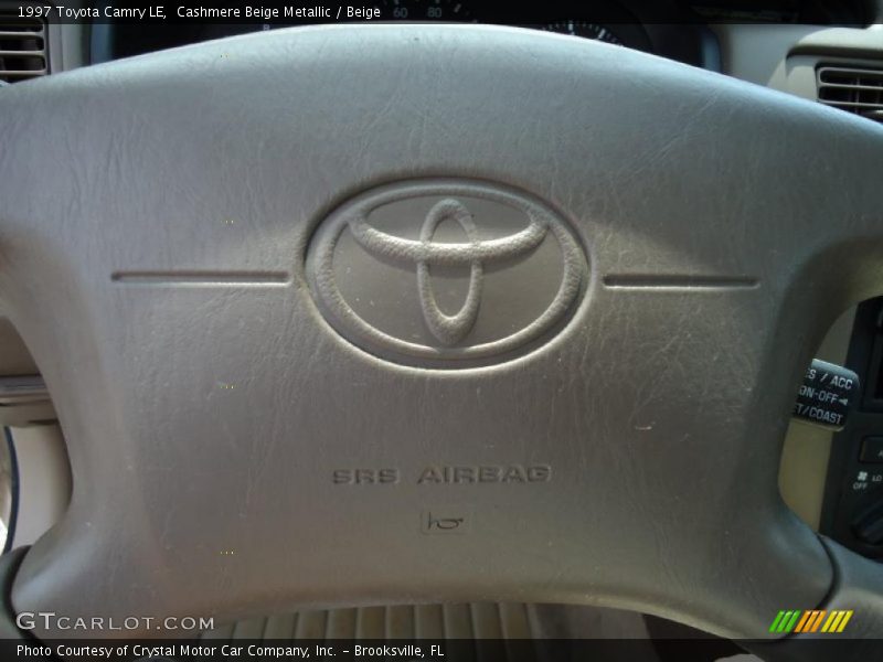 Cashmere Beige Metallic / Beige 1997 Toyota Camry LE