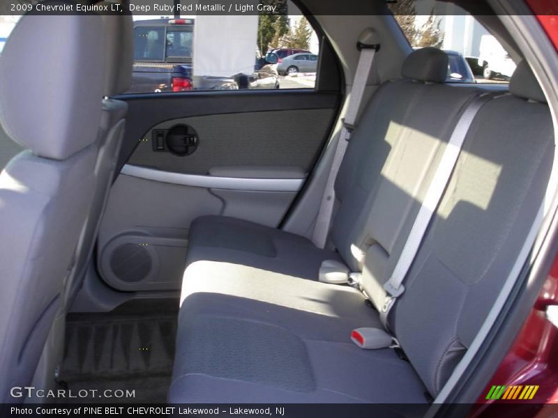 Deep Ruby Red Metallic / Light Gray 2009 Chevrolet Equinox LT