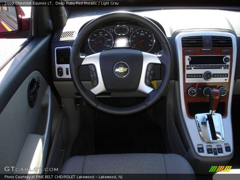 Deep Ruby Red Metallic / Light Gray 2009 Chevrolet Equinox LT