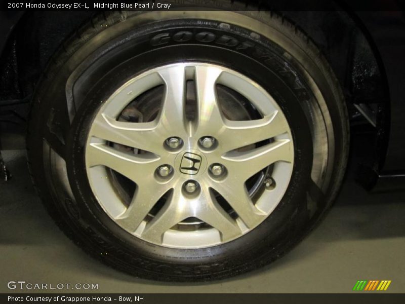 Midnight Blue Pearl / Gray 2007 Honda Odyssey EX-L