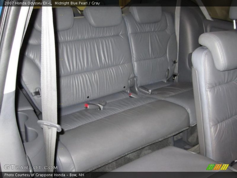 Midnight Blue Pearl / Gray 2007 Honda Odyssey EX-L