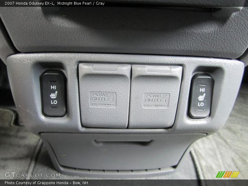 Midnight Blue Pearl / Gray 2007 Honda Odyssey EX-L