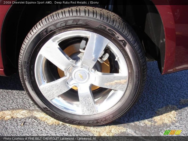 Deep Ruby Red Metallic / Ebony 2009 Chevrolet Equinox Sport AWD