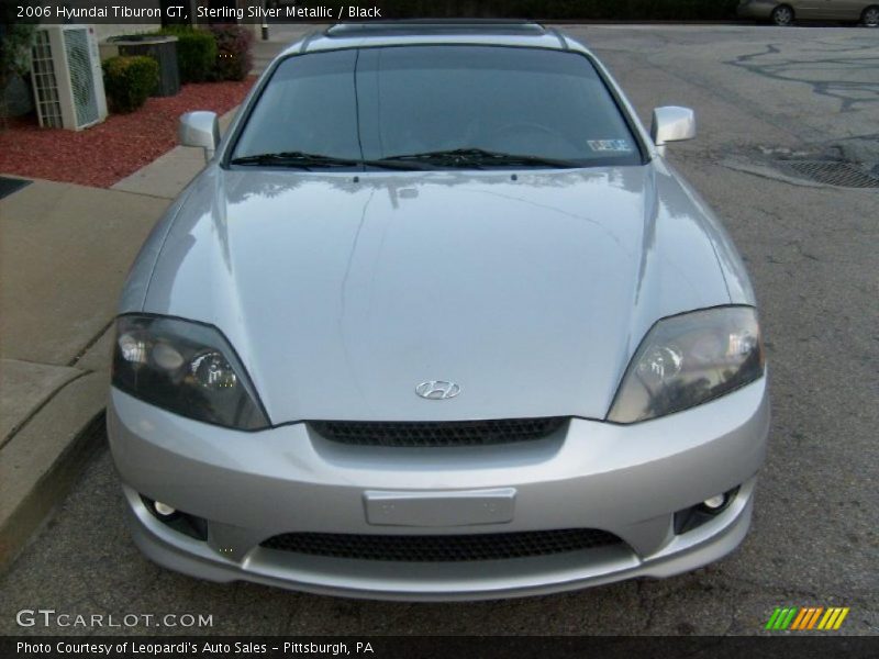 Sterling Silver Metallic / Black 2006 Hyundai Tiburon GT