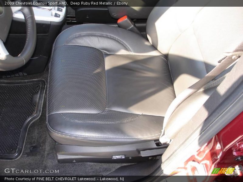 Deep Ruby Red Metallic / Ebony 2009 Chevrolet Equinox Sport AWD