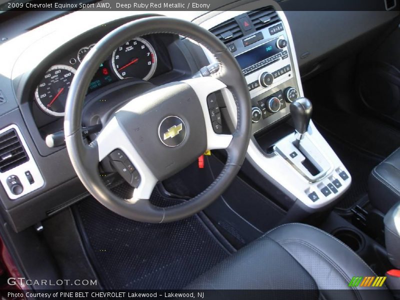 Deep Ruby Red Metallic / Ebony 2009 Chevrolet Equinox Sport AWD