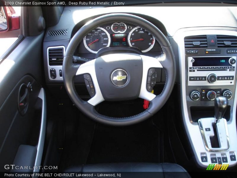 Deep Ruby Red Metallic / Ebony 2009 Chevrolet Equinox Sport AWD