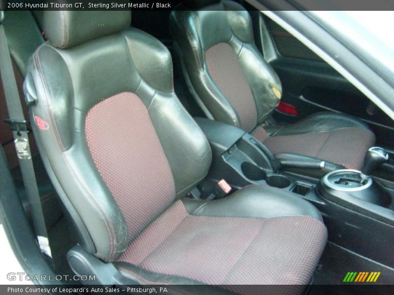 Sterling Silver Metallic / Black 2006 Hyundai Tiburon GT