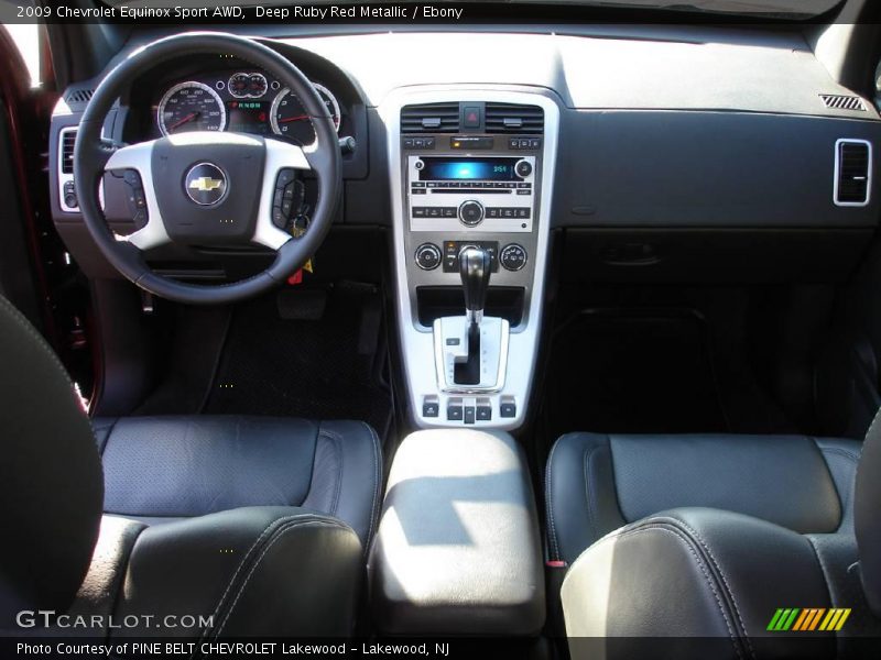 Deep Ruby Red Metallic / Ebony 2009 Chevrolet Equinox Sport AWD