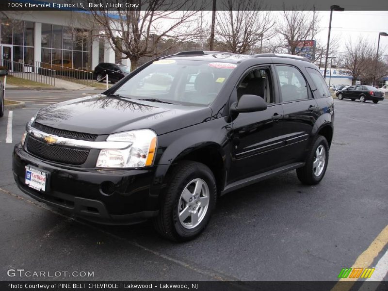 Black / Light Gray 2009 Chevrolet Equinox LS