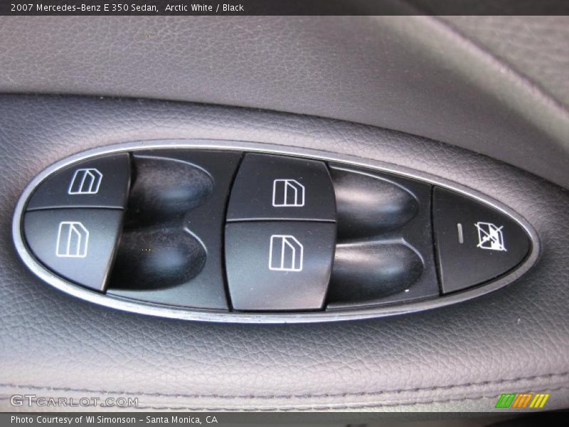 Arctic White / Black 2007 Mercedes-Benz E 350 Sedan