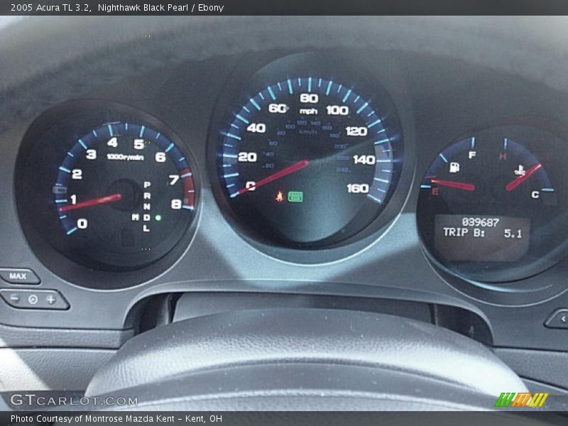 Nighthawk Black Pearl / Ebony 2005 Acura TL 3.2