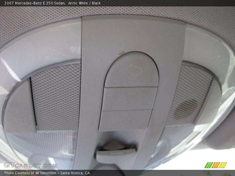 Arctic White / Black 2007 Mercedes-Benz E 350 Sedan