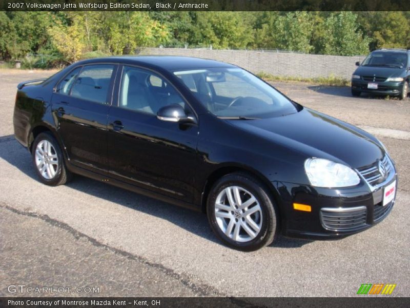 Black / Anthracite 2007 Volkswagen Jetta Wolfsburg Edition Sedan