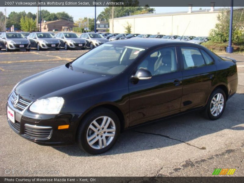 Black / Anthracite 2007 Volkswagen Jetta Wolfsburg Edition Sedan
