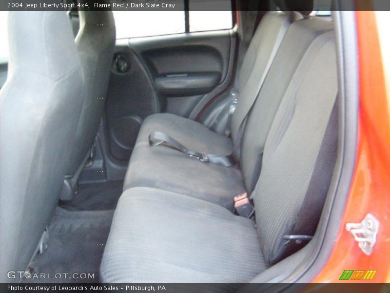 Flame Red / Dark Slate Gray 2004 Jeep Liberty Sport 4x4