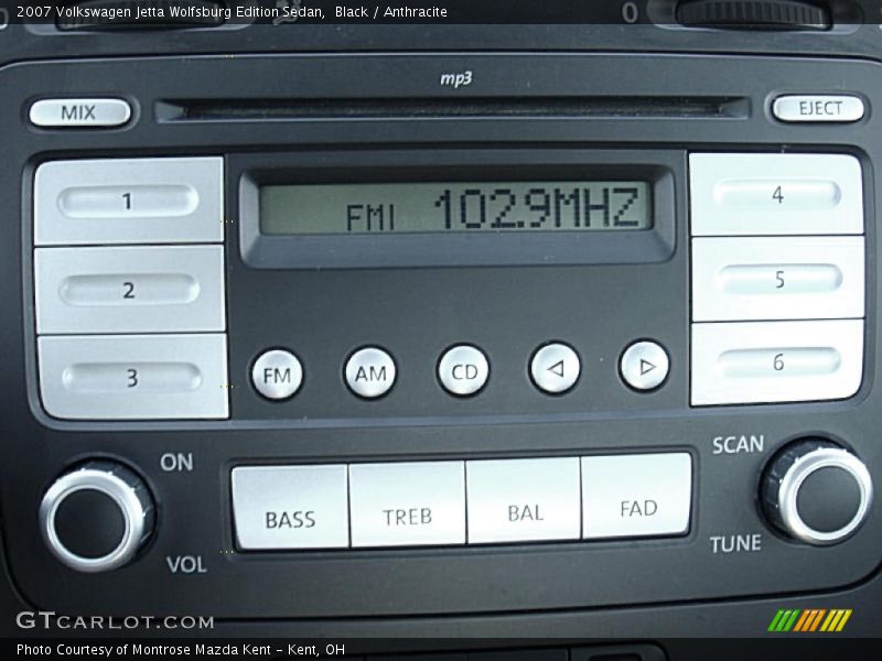 Black / Anthracite 2007 Volkswagen Jetta Wolfsburg Edition Sedan
